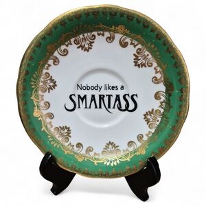 One Of A Kind 5.5 Inch Whimsical Decore Plate With Stand
